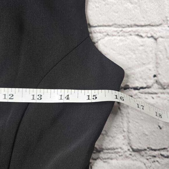 HM A-Line Black Defined Waist Lined Dress New Size US 8 - Picture 9 of 12